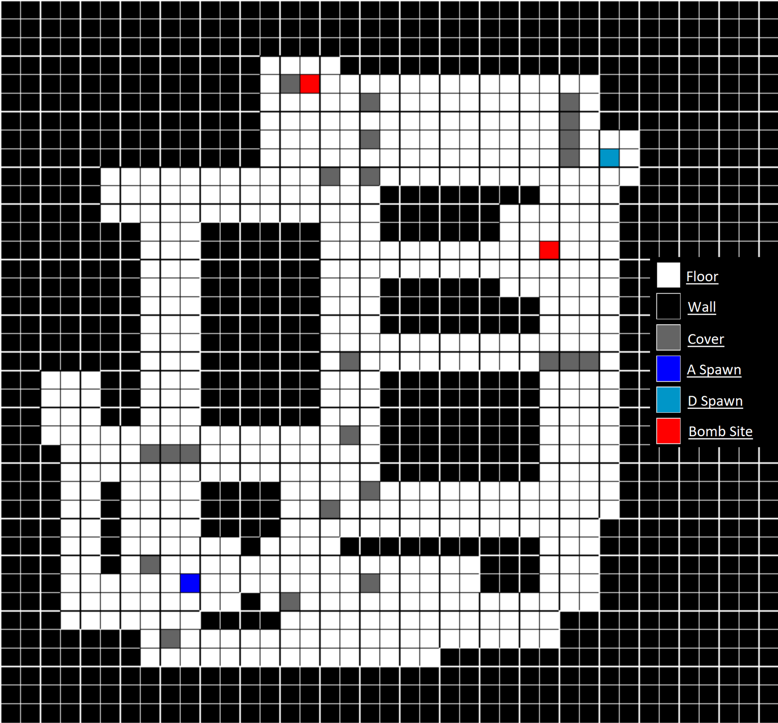 Procedural Level Generator for Competitive Shooters